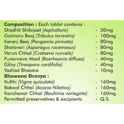 Baidyanath Asli Ayurved ProstaidIUrinary Track InfectionI50 Tablets- image 2