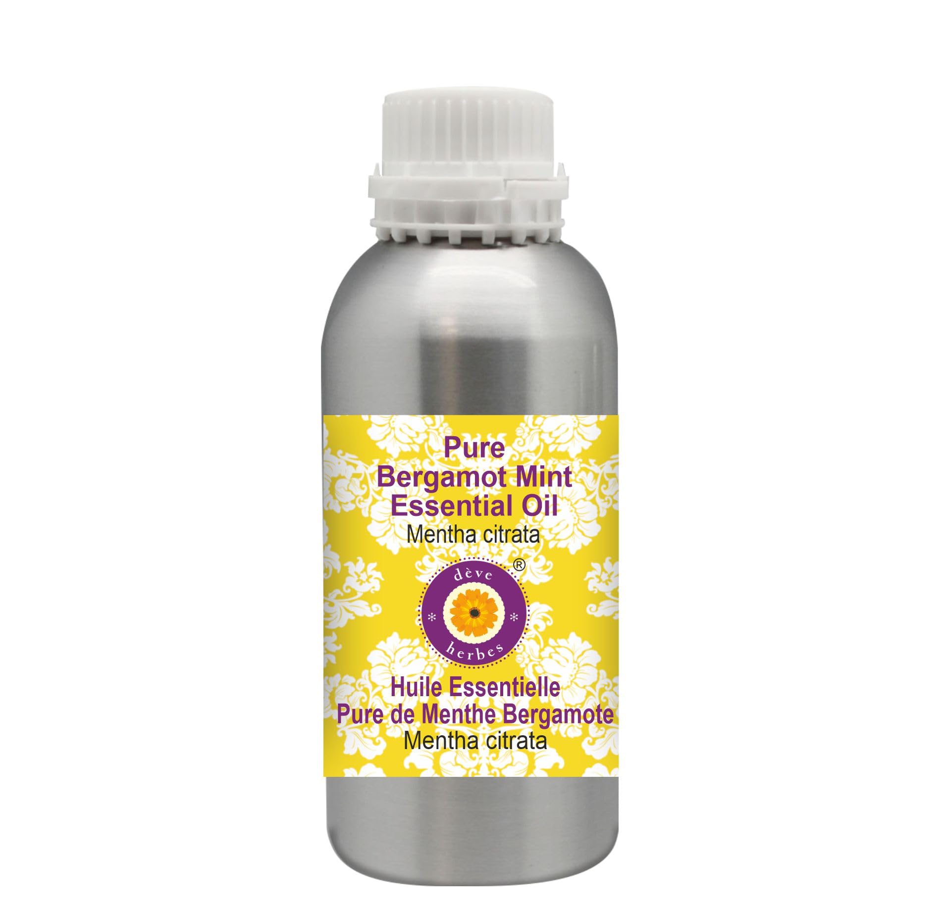Deve Herbes Pure Bergamot Mint Essential Oil (Mentha citrata) Natural Therapeuti