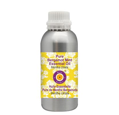 Deve Herbes Pure Bergamot Mint Essential Oil (Mentha citrata) Natural Therapeuti