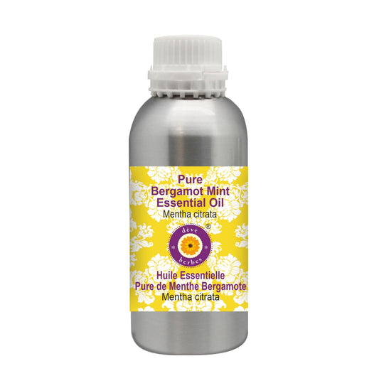 Deve Herbes Pure Bergamot Mint Essential Oil (Mentha citrata) Natural Therapeuti