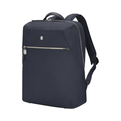 Victorinox Victoria Signature Women Compact Backpack, 14'' Laptop & 10'' Tablet Pocket, Midnight Blue, Swiss designed (612204)