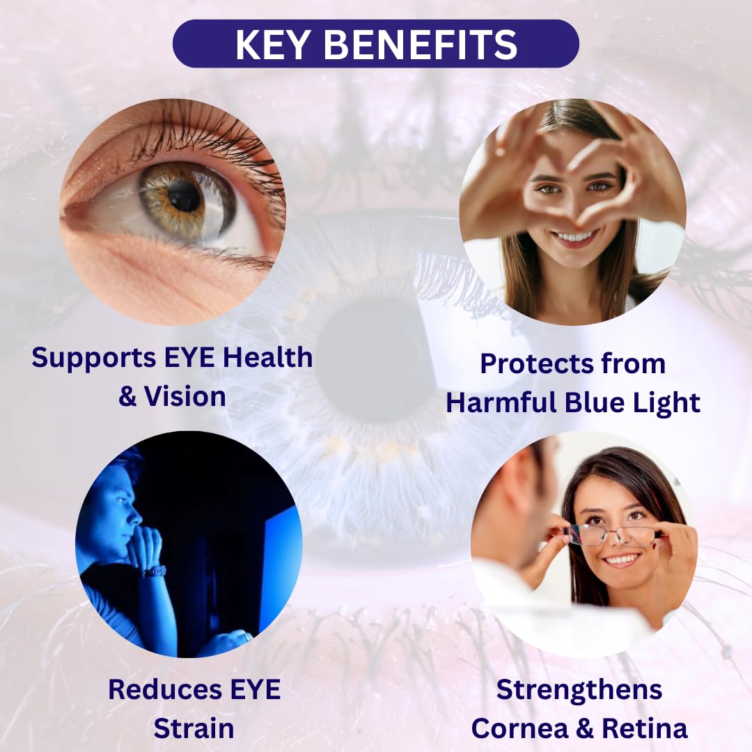 Knoll Healthcare Nutrinol Eye Defense Gummies with Lutein & Zeaxanthin | Reduces Digital Strain | Orange Flavor 30 Gummies | Eye Vision Support Supplement for Men & Women | Pack Of 2