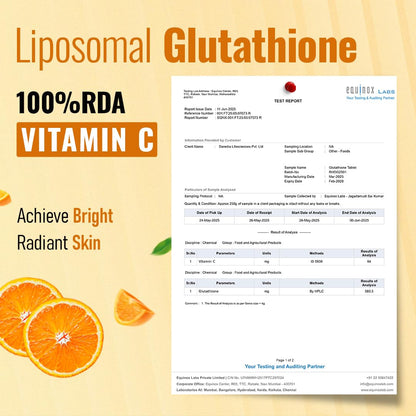 CUREFOREVER Glutathione Effervescent Tablets, 40 Tablets with Vitamin C, Liposomal Glutathione 500mg for Antioxidant Support, Skin Glow & Radiance Support, Detox Support