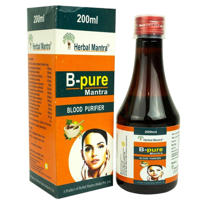 B-Pure Mantra Herbal Blood Purifier Syrup 200ml Pack Health Supplements (2)