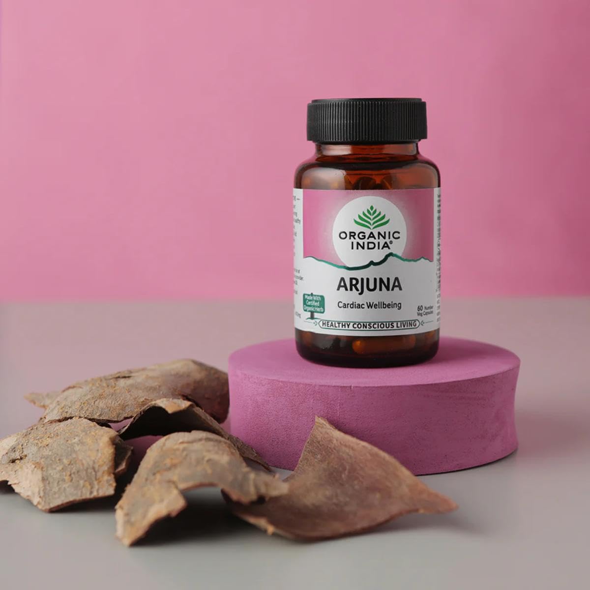 A TATA Product - Organic India Arjuna - 60 Veg Capsules- image 5