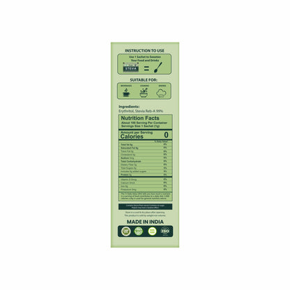 Zindagi Stevia Dry Leaves & Stevia Sachets | Stevia Sugar Free & Zero Clorie Sweetener | Stevia Combo Pack