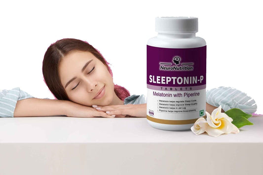 NeuroNutrition Oxford Expert's BUY1GET1 FREE TODAY ONLY DEAL SLEEP KIT SLEEPTONIN-P Melatonin 3mg With Sleep Assessment & Knowledge Kit, Sleeping pills, Sleeping tablets (Developed Formula by Oxford University Sleep Medicine Expert) (Pack of 60 Tablets)