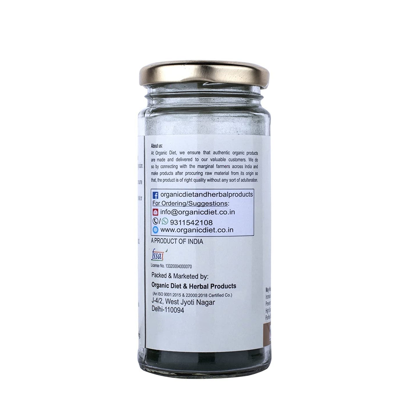 Organic Diet Fresh & Pure Organic Spirulina Powder – 150g