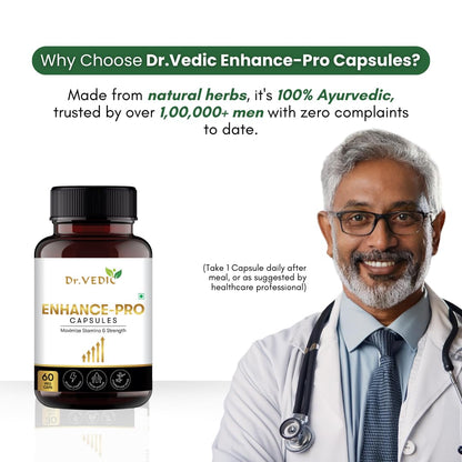 Dr Vedic E-Pro Capsules For Strength, Stamina & Perfomance For Men | Ay- image 9