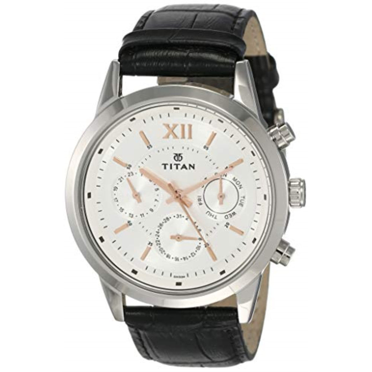 Titan Neo Analog Silver Dial Men's Watch-NN1766SL04/NP1766SL04