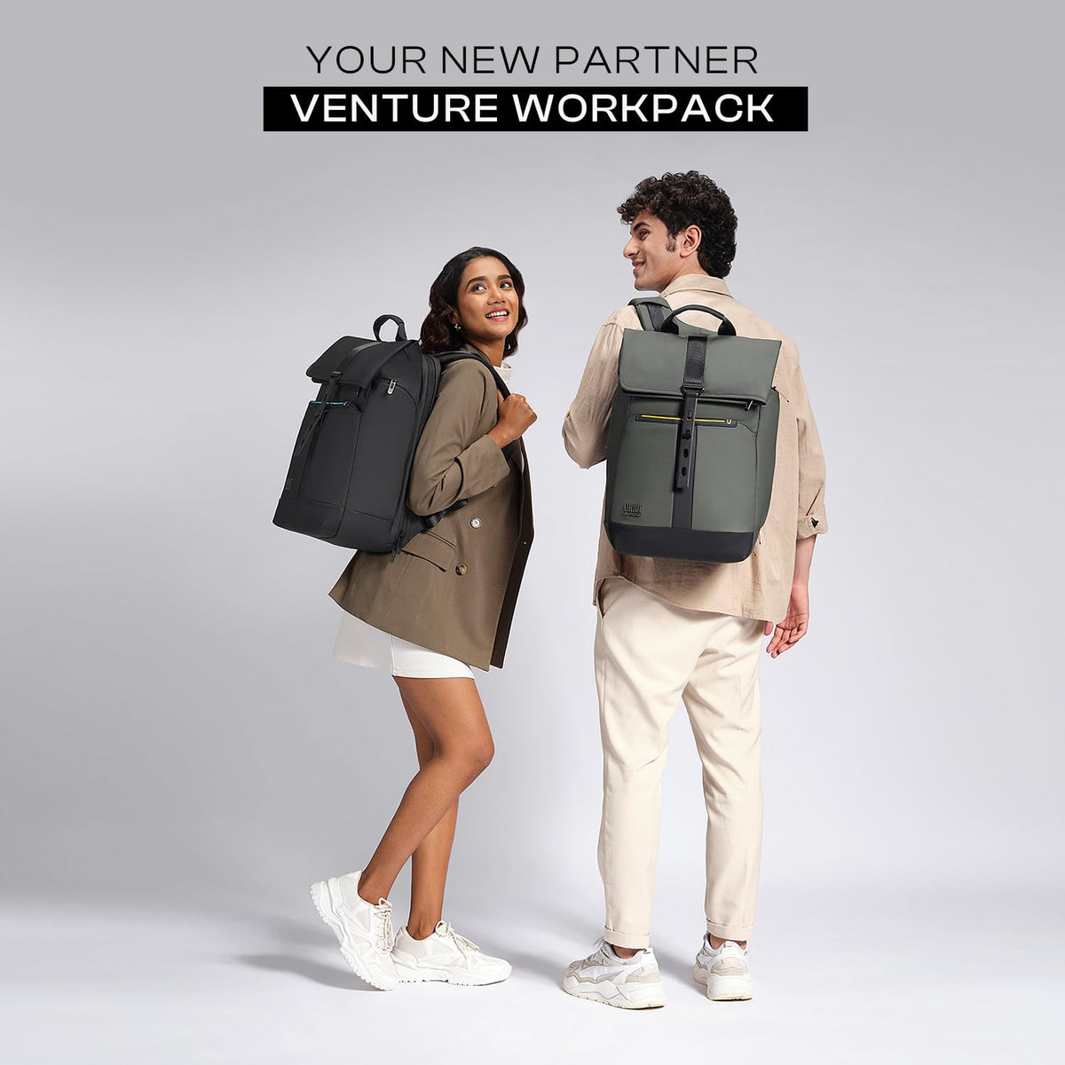 Urban Jungle by Safari The Venture 30L Laptop Backpack for Men and Women | 15.6 Inch Laptop & Tablet Sleeve | Water Resistant | Flat-Open Design | Office & Travel Bag | Premium Fabric | Olive