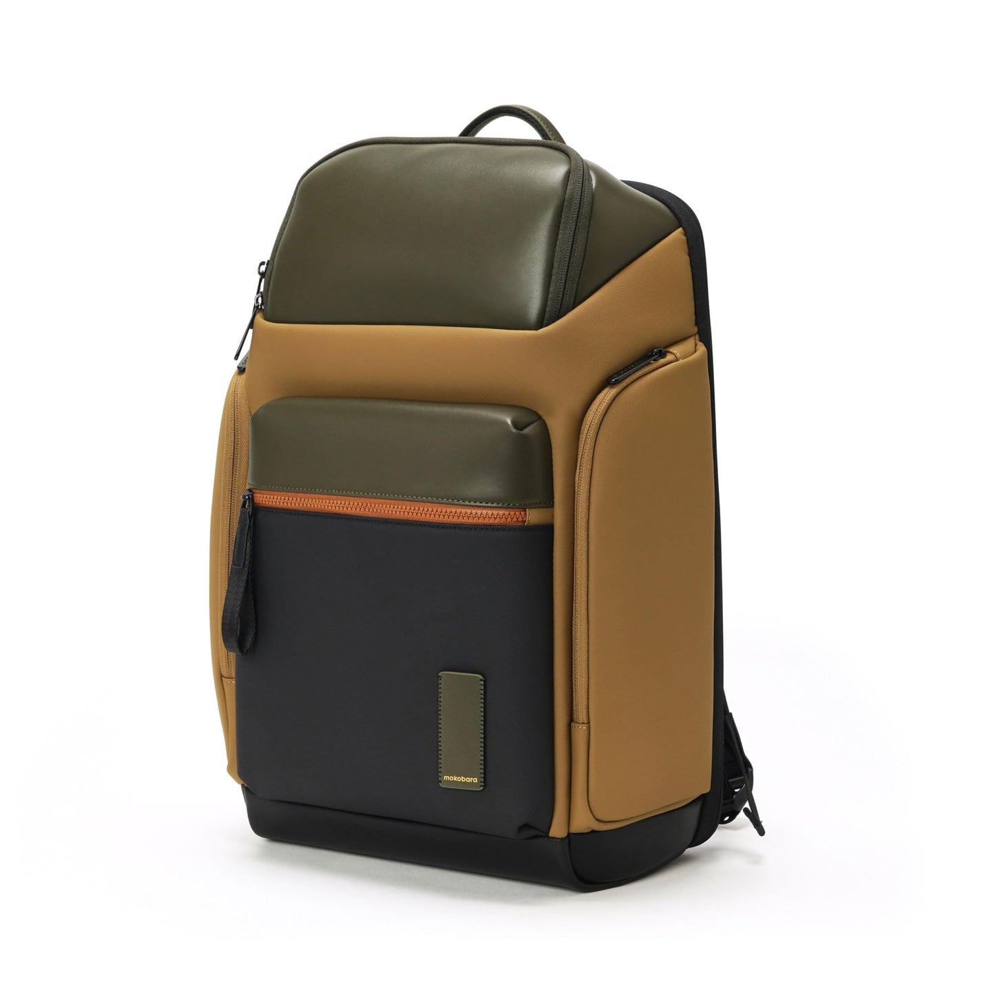 MOKOBARA The Astronaut Backpack | 25 Liter Capacity, Fits 16 Inch Laptop, Durable Nylon & Vegan Leather | Ideal For Work & Travel, Ergonomic Design & Breathable Back Panel (On The Rocks)