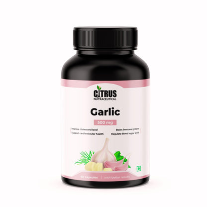 CITRUS NUTRACEUTICAL Garlic Extract 500mg Capsules