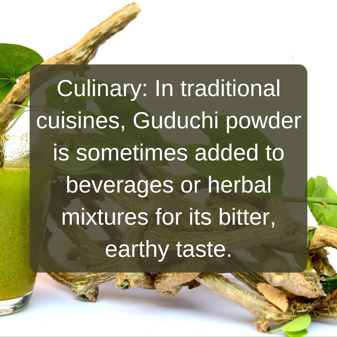 mGanna Guduchi Powder/Giloy Powder/Tinospora Cordifolia for Skin and Health Care 227gm / 0.5lbs