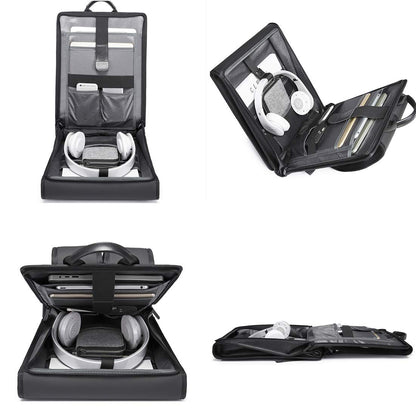 BANGE Water Resistant Polyester Unisex Business Travel Laptop Backpack- image 3