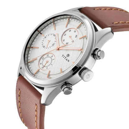 Titan Neo Iv Analog Silver Dial Men's Watch -NM1805SL01 / NL1805SL01/NP1805SL01