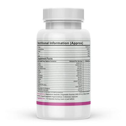 Autoimmunity Care Digest All Care – Complete Digestive Enzymes Supplement for Digestion | All-in-1 Enzymes for Digestion to Reduce Acidity, Bloating, Gas & gut Discomfort | Digestive Enzyme Tablets | 30 Caps (30 dose)