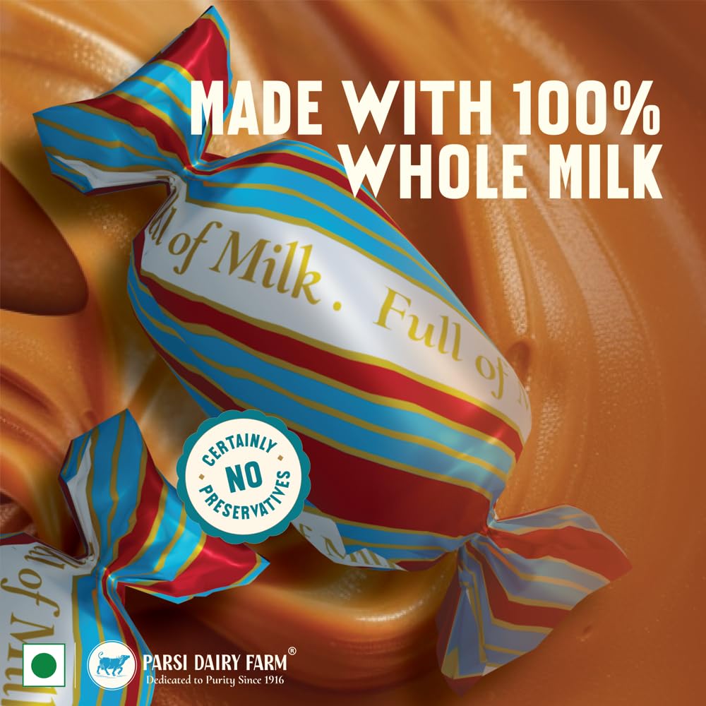 Parsi Dairy Farm The Great Indian Toffee | 100% Pure Milk-Based Rich Chewy Sweet | Over 100 Years of Delight | No Preservatives | Premium Gift Pack - 300gms
