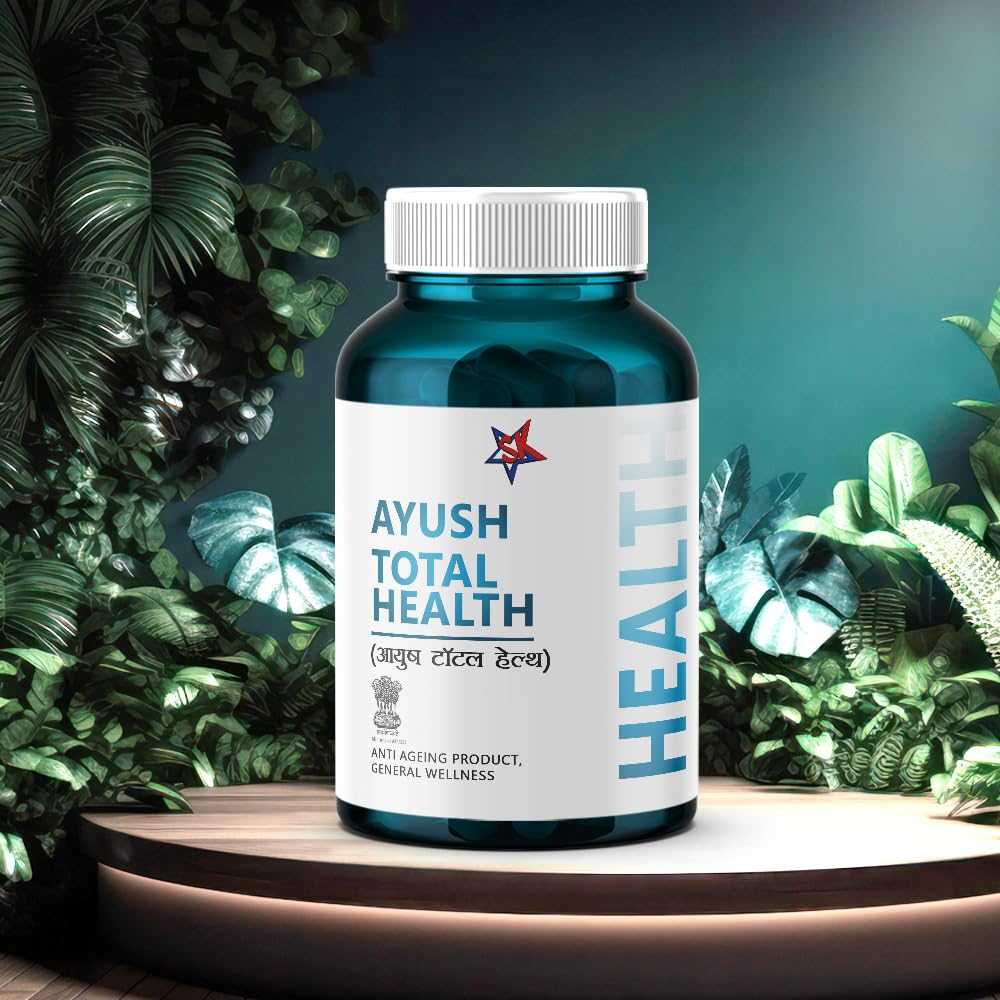 8848 Ayush Total Health Anti Ageing Capsules | Made of Pure Herbs | 60 Capsules