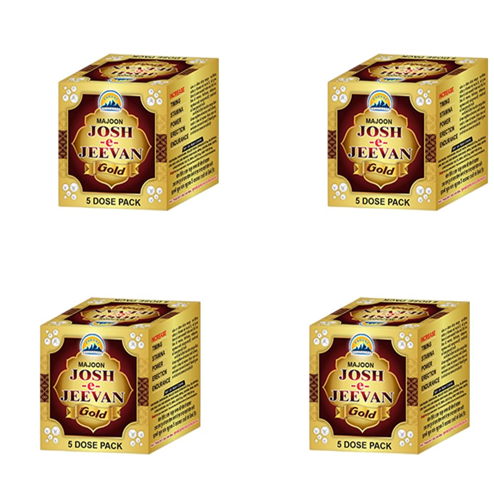 Parvat Healthcare Josh e Jeevan Gold – Premium Ayurvedic Supplement for Energy & Endurance | Improves Over All Health & Body Wellness (Pack of 1)