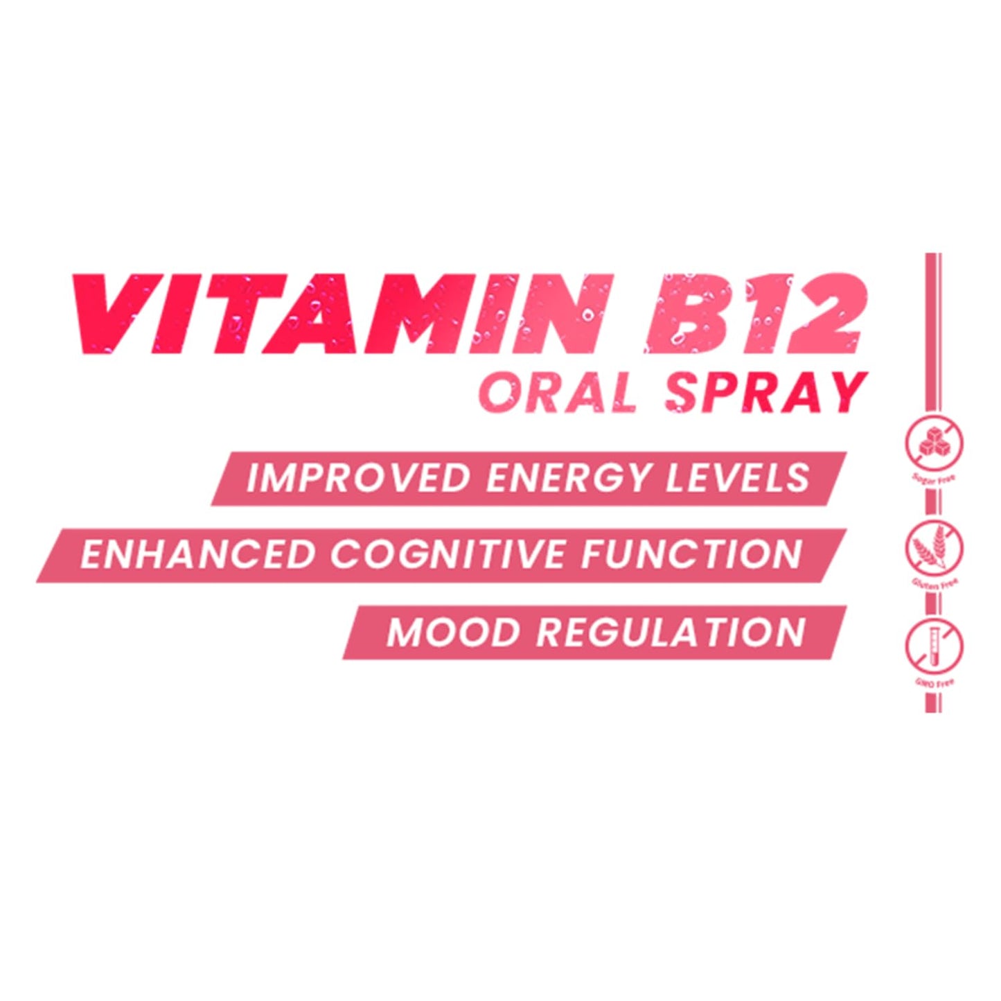 NutriQuint Vitamin B12 Supplements Oral Spray, 30ml drops | Energy Booster For Men & Women | 100% Vegetarian | Sugar free | Gluten Free