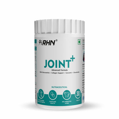 RHN Joint Plus | Glucosamine, Collagen Support, Curcumin & Chondroitin | Bone & Joint Health Supplement | 30 Tablets
