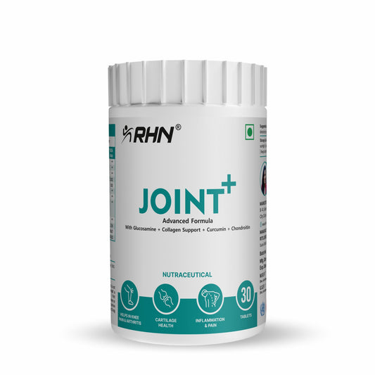 RHN Joint Plus | Glucosamine, Collagen Support, Curcumin & Chondroitin | Bone & Joint Health Supplement | 30 Tablets