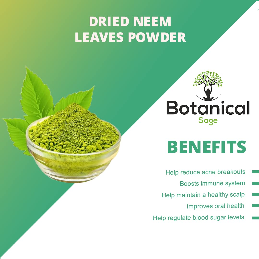 Botanical Sage Neem Leaf Powder – 200g