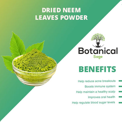 Botanical Sage Neem Leaf Powder – 200g