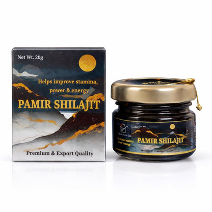 Himanshi Health Care Pure Himalayan Shilajit Resin by Premium Pamir – 20g
