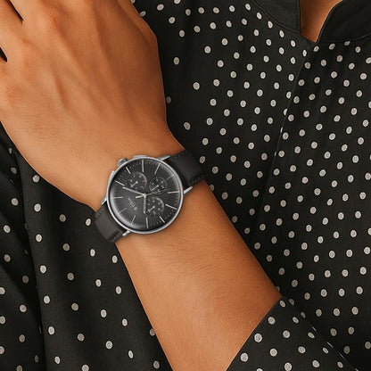 Titan Analog Anthracite Dial Men's Watch-90200SL02- image 3