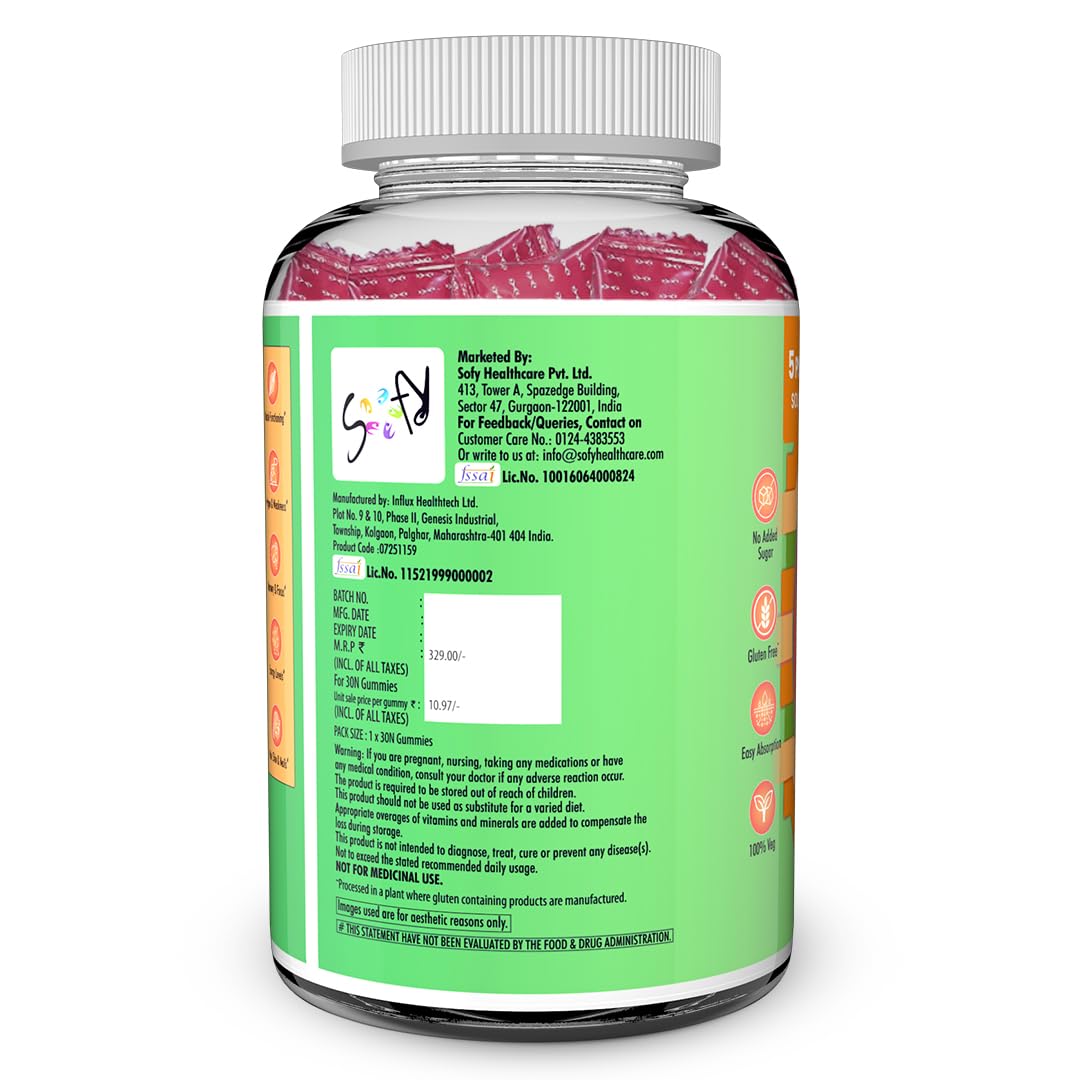 NATURYZ Plant-Based Vitamin B12 + B Complex Multivitamin Gummies for Vegetarians | Natural Energy, Better Mood & Metabolism Support | Fortified with Spinach, Moringa & Beetroot | Enhanced Absorption & Bioavailability | No Gelatin, No Added Sugar- 30 gummi