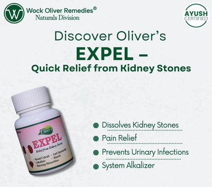 Oliver’s EXPEL Tablets | Herbal Kidney Support Supplement for Urinary Health & Detox | Supports Kidney Function & Urinary Comfort | Diuretic Support | Daily Wellness Formula