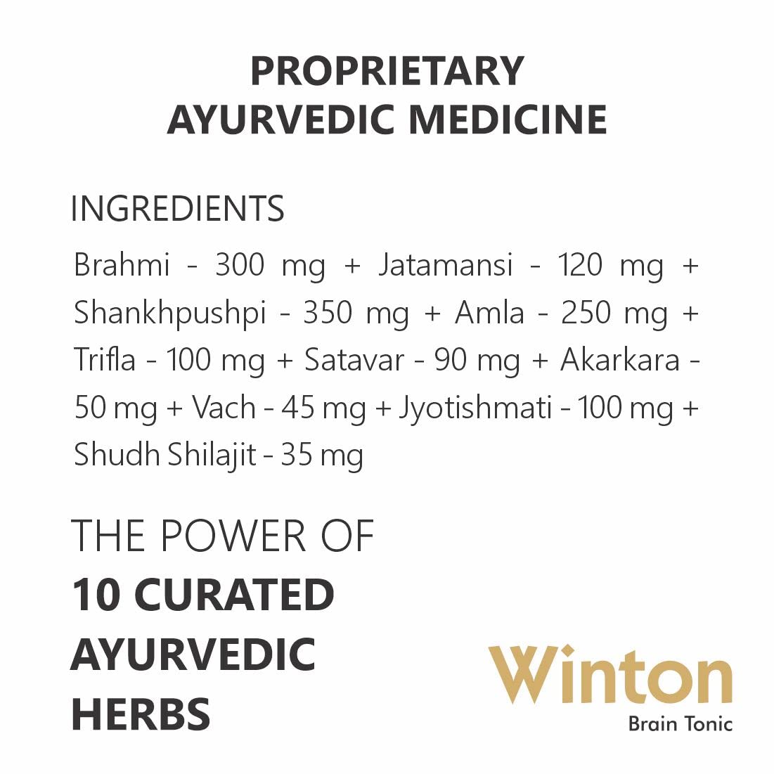 SCORTIS HEALTH CARE Ayurvedic Winton Syrup Focus + Brain Supplement & Memory Supports Focus Concentration & Alertness 200 ml Pack Of 1