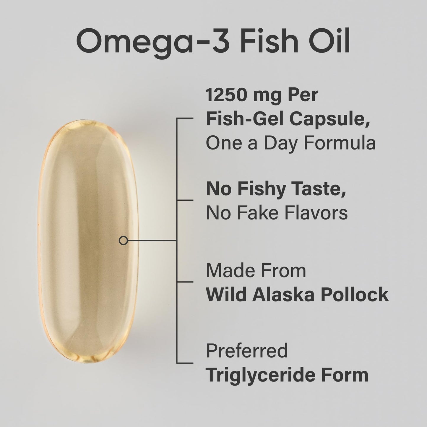 Sports Research Omega-3 Fish Oil From Wild Alaska Pollock (1250Mg Per C- image 8