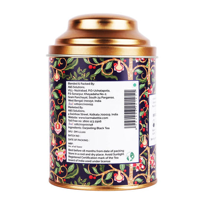 Karma Kettle Darjeeling Muscatel Black Tea Whole Leaf - 100 gm