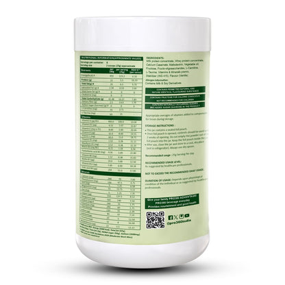 PRO360 Nefro HP (Fka Nephro HP) High Protein Dialysis Care Nutritional Supplement Powder - High Fat Formula Enriched With L-Taurine, L-Carnitine|No Added Sugar, Vanilla Flavour 200 Gram