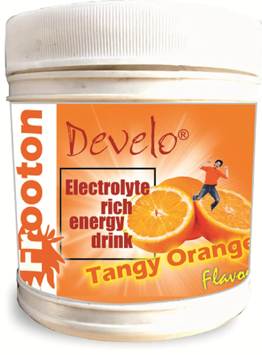 Develo electrolyte drink with ors, Instant Energy Booster, powder – 750 g (orange)