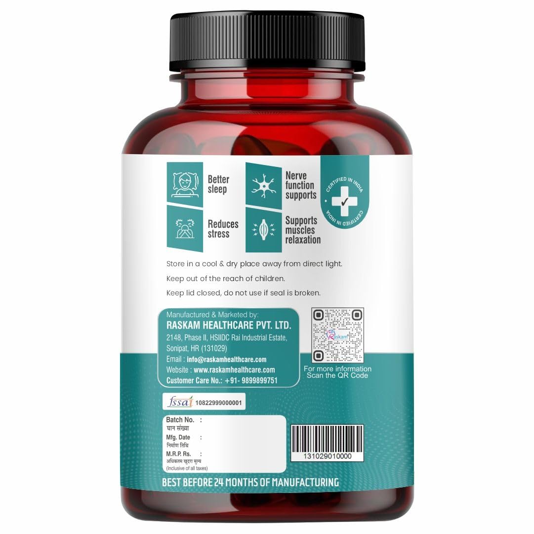 Pure Magnesium Glycinate - Maximum Strength Chelated Magnesium Supplement for Women and Men for Muscle Cramps, Sleep Support and Nerve Health- 2000mg Per Serving, 120 Vegetarian Tablets
