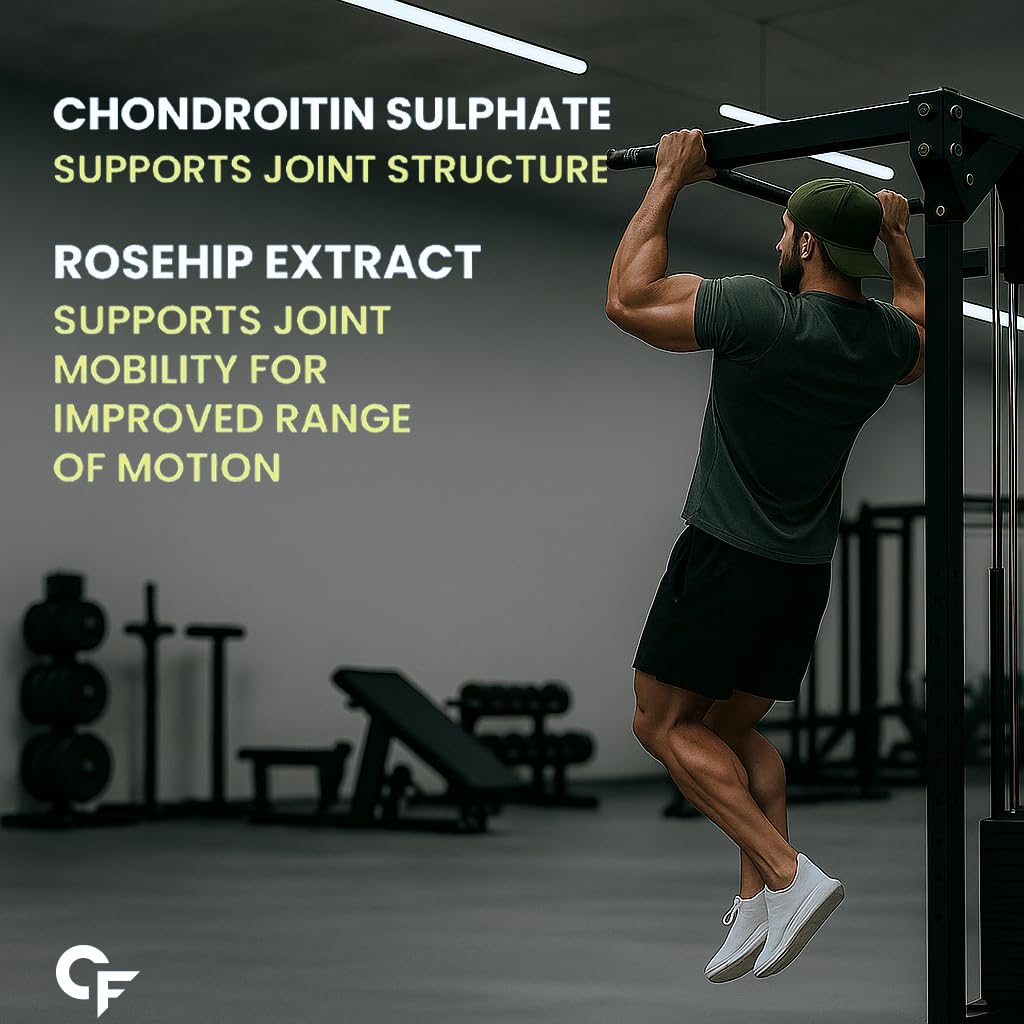 Carbamide Forte Joint Support Supplement for Adults with Glucosamine 1600mg Per Serving with Chondroitin, Boswellia, Turmeric & Ginger- Tablets 60 Count