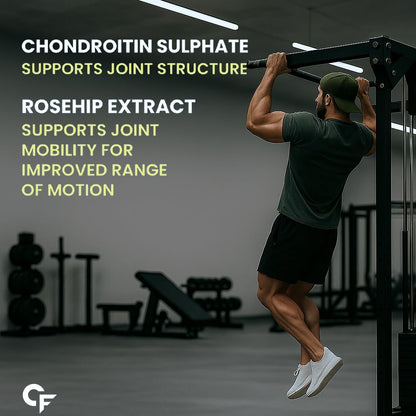 Carbamide Forte Joint Support Supplement for Adults with Glucosamine 1600mg Per Serving with Chondroitin, Boswellia, Turmeric & Ginger- Tablets 60 Count