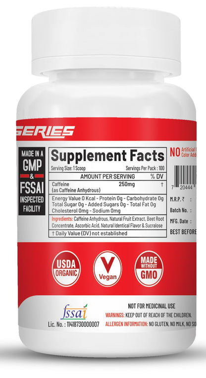 NutriJa Caffeine Powder Pre Workout Supplement - 100 Servings (Orange)- image 6