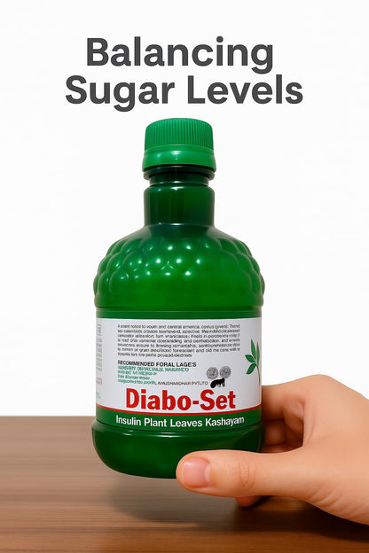 DBR-11 Diabo Set, Insulin Plant Leaves Base Kashayam, Ayurvedic Health Supplement for balancing sugar levels