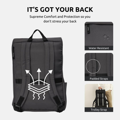 The Gusto Globetrotter Backpack | Stylish Laptop Bag for 15.6 Inch Lapt- image 2