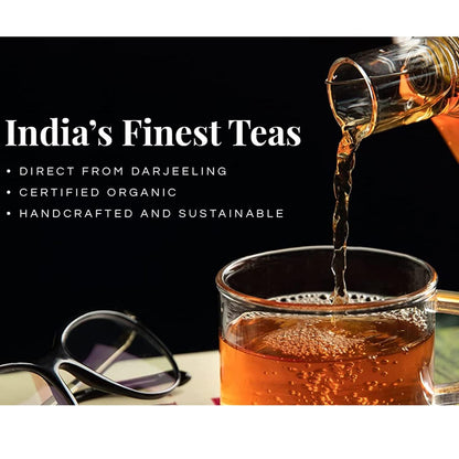 Dorje Teas Earl Grey Darjeeling Loose Tea | 100g (Pack of 1) | Selim Hill Estate | Real Orange Peel, No Essential Oils | Promotes Sleep & Stress Relief | Organic Whole Leaf Blend | 40 Cups