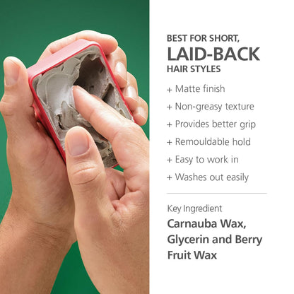 Schwarzkopf Professional OSiS+ Mess Up Hair Styling Matte Paste |Easy t- image 3