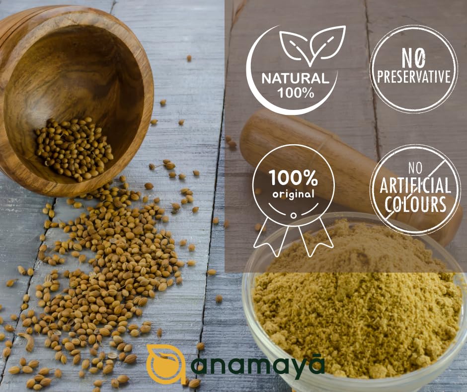 Dhania Powder | Dhaniya Powder 100gm | Coriander Powder 100gm | Pre- Roasted Coriander Powder | Home Grounded | Packed in an aesthetic stand up resealable pouch