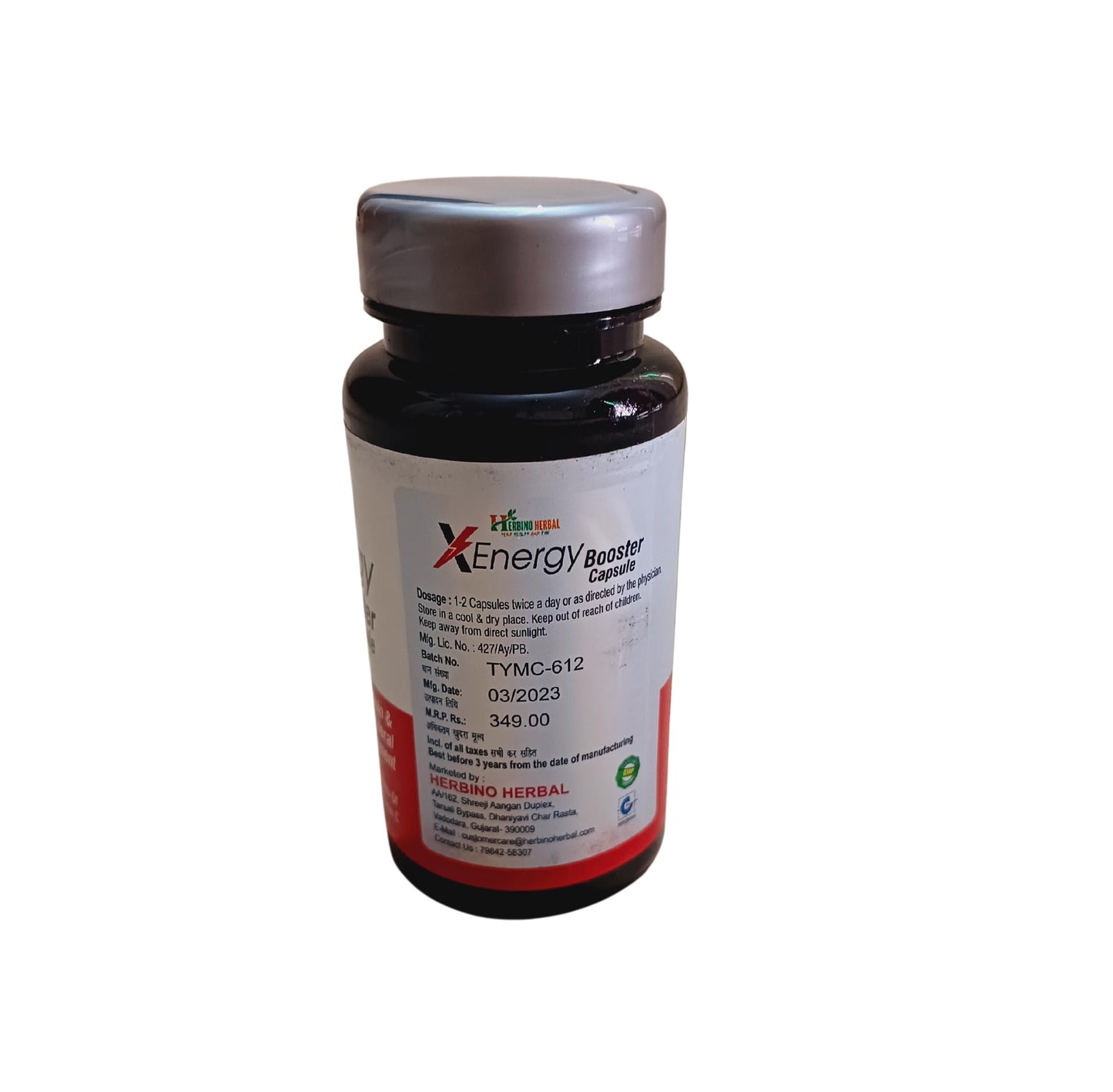 Herbino Herbino X-Energy Booster Multivitamin & Multimineral Capsules (30 Capsules)