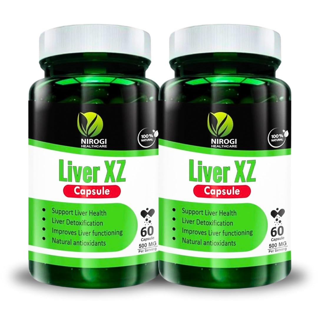 Nirogi healthcare - Natural Supplement Liver XZ Revive Your Liver Ayurvedically Capsule (Pack of 2)
