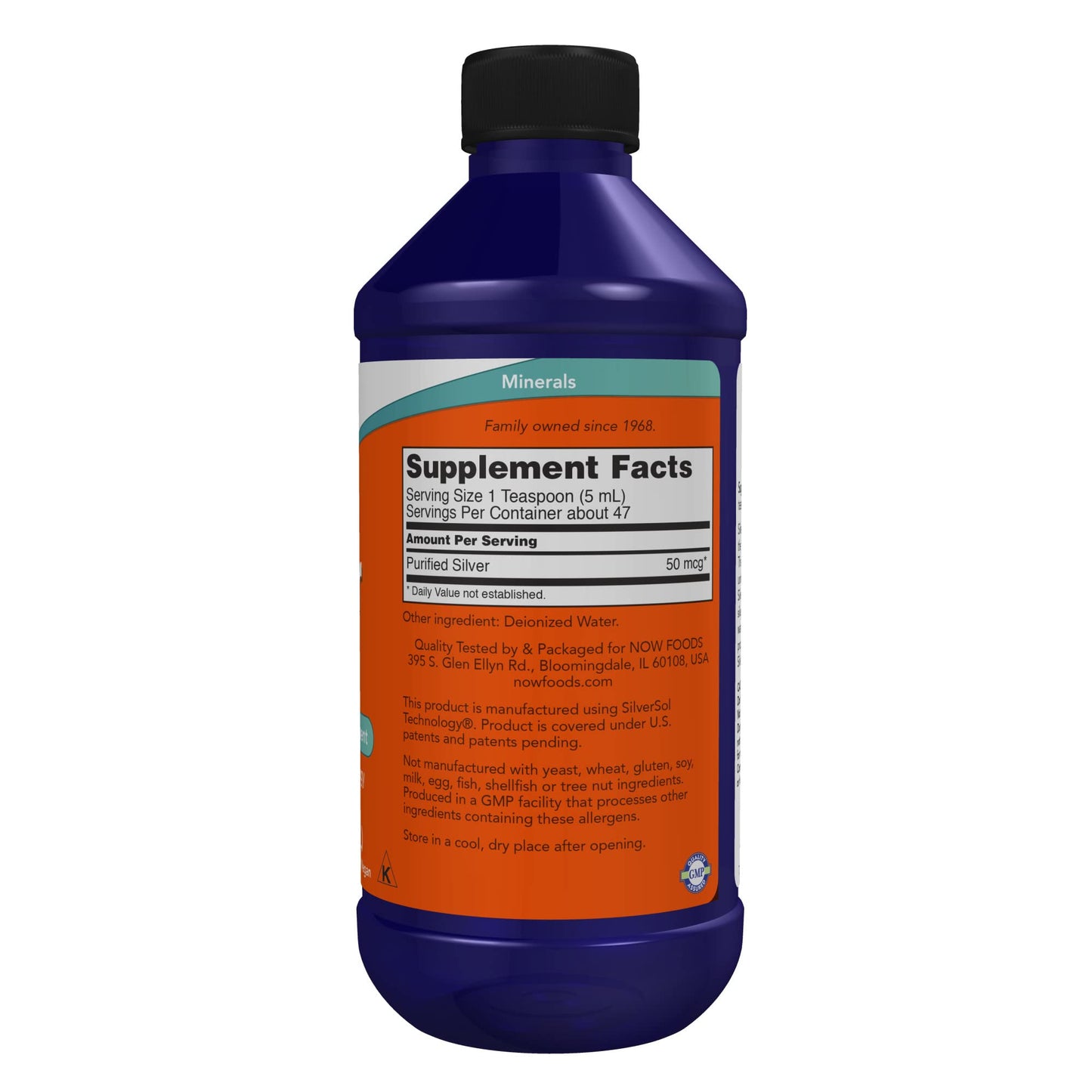 Now Foods Silver Sol 10 PPM Liquid, 8 Ounce- image 7